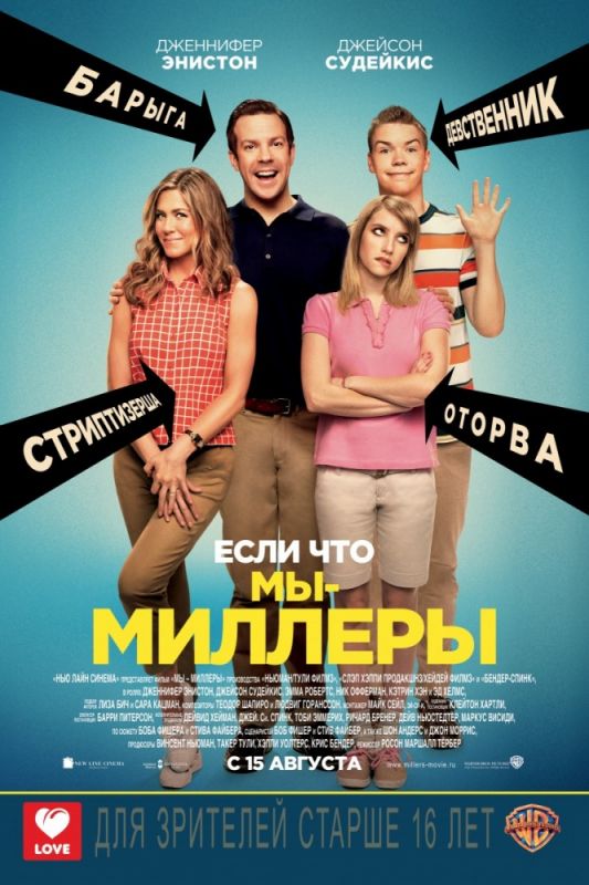 Фильм  Мы – Миллеры (2013) скачать торрент