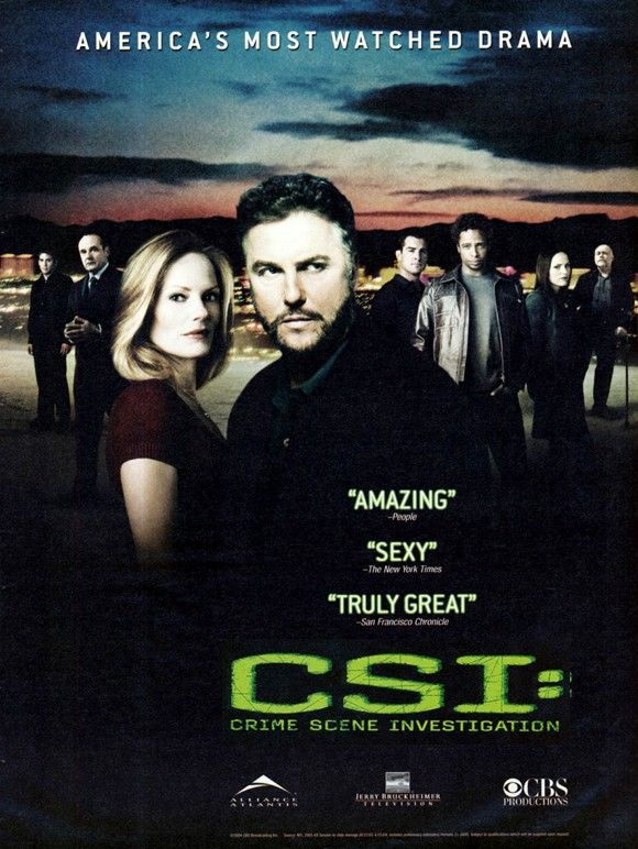 Сериал  C.S.I. Место преступления (2000) скачать торрент