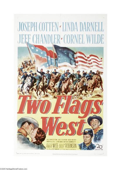 Фильм  Два флага Запада (1950) скачать торрент