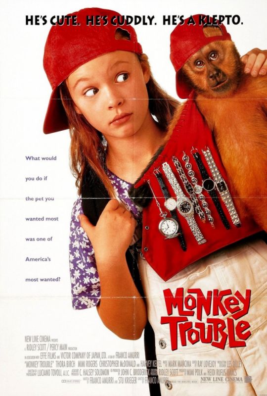 Фильм  Неприятности с обезьянкой (1994) скачать торрент