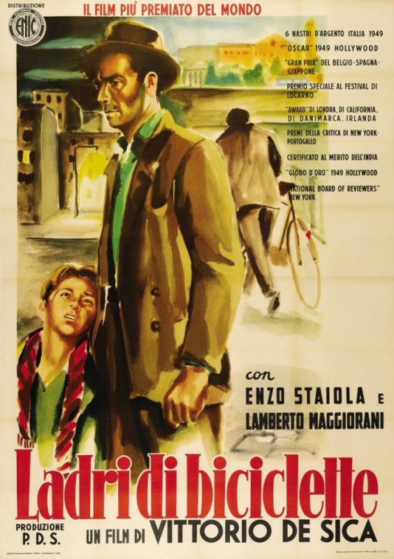 Фильм  Похитители велосипедов (1948) скачать торрент