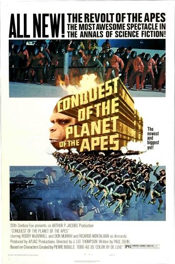Фильм  Завоевание планеты обезьян (1972) скачать торрент