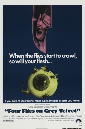 Фильм  Четыре мухи на сером бархате (1971) скачать торрент