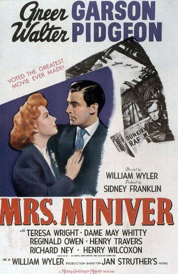 Фильм  Миссис Минивер (1942) скачать торрент