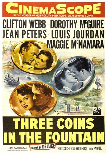Фильм  Три монеты в фонтане (1954) скачать торрент