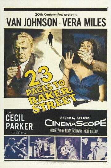 Фильм  Двадцать три шага по Бейкер Стрит (1956) скачать торрент